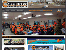 Tablet Screenshot of crawfordcountyshootingsports.com